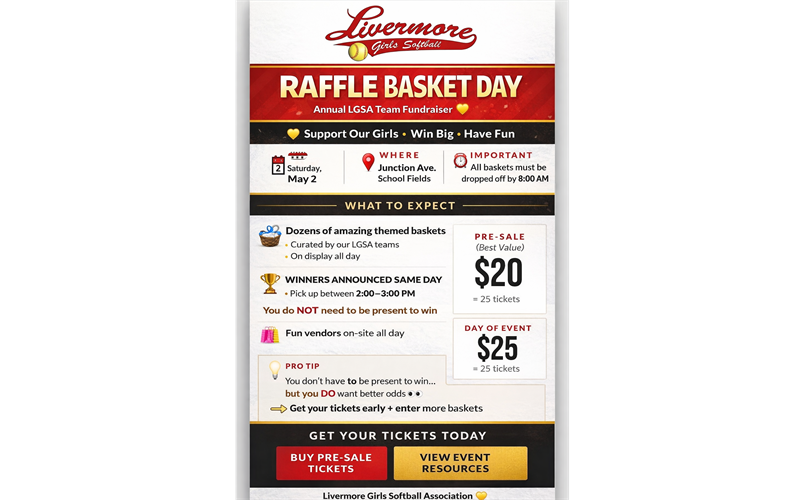 Raffle Basket Day (Click on Flyer to Purchase)